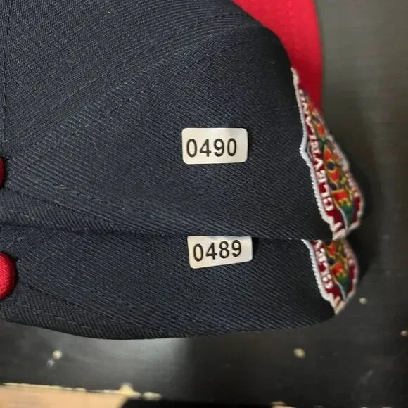 Cleveland Indians Guardians‎ Hat Men 7 1/2 100 Years 59Fifty New Era Fitted New